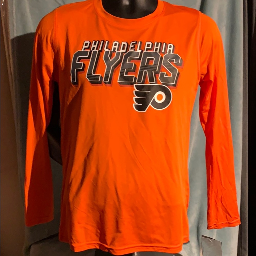 Philadelphia flyers long sleeve t shirt Size YL